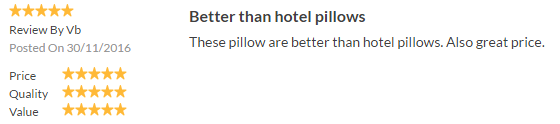 pillow review