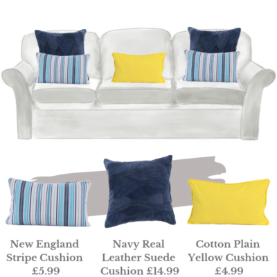 How To Arrange Sofa Cushions Homescapes, How To Display Pillows On A Sofa