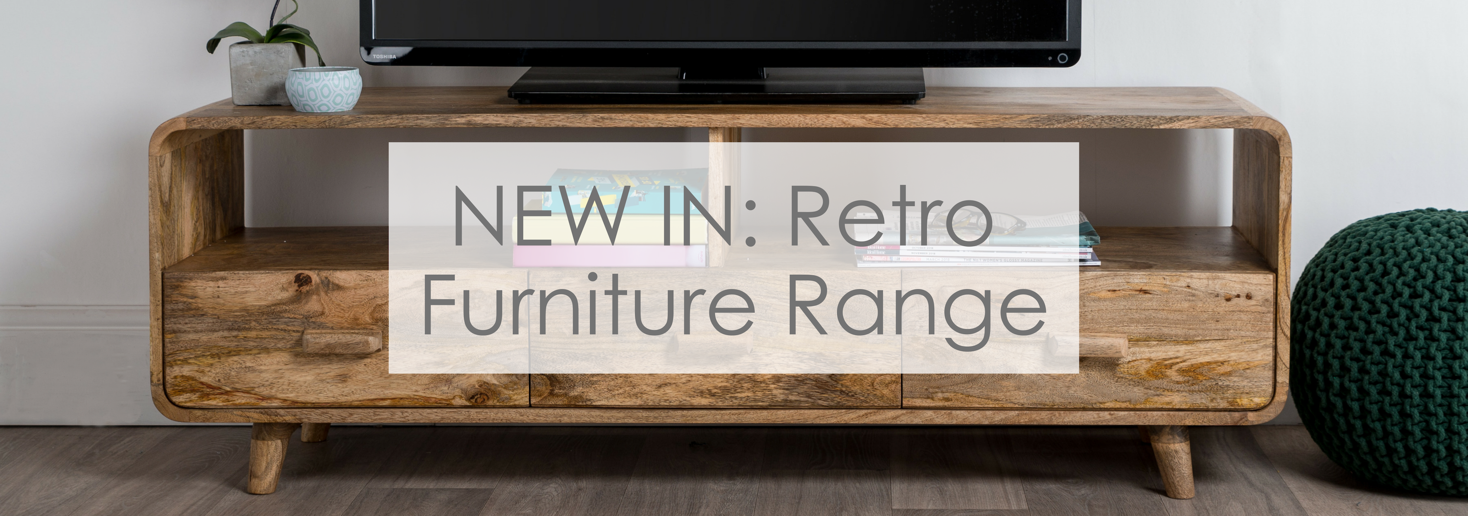 Retro furniture blog banner
