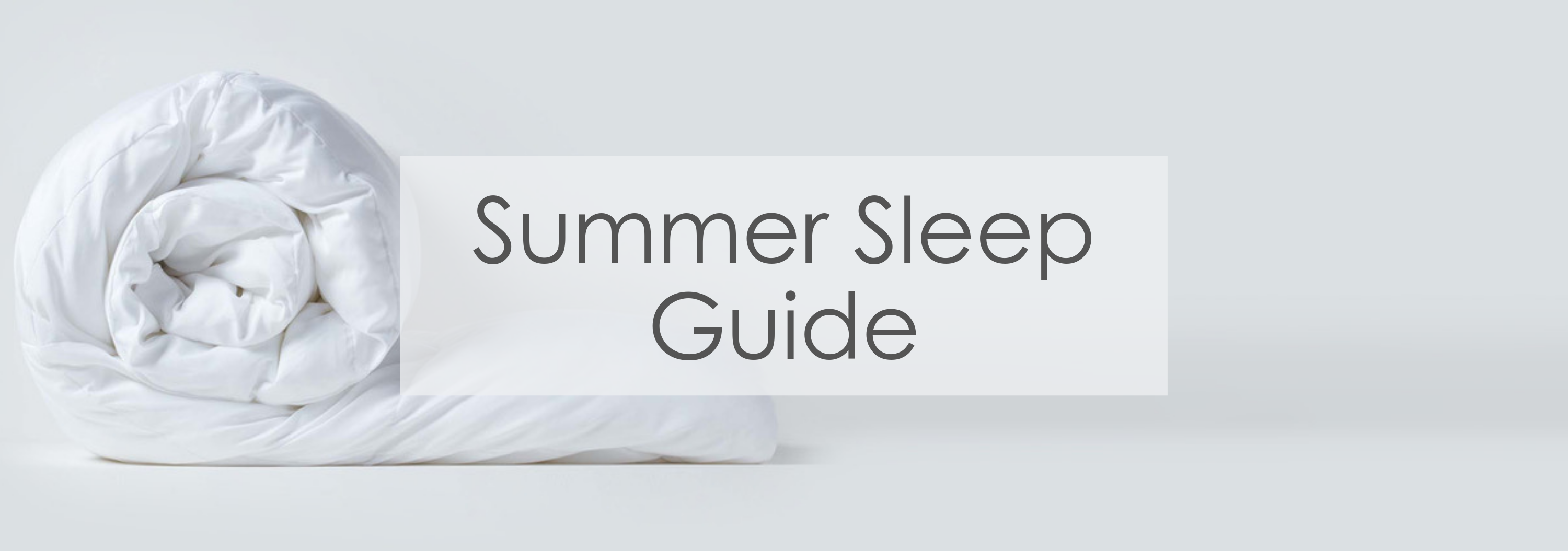 summer sleep guide banner