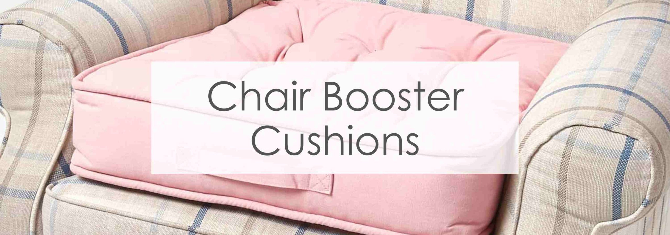 Chair booster cushions