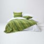Cotton Morocco Striped Green Throw, 255 x 360 cm