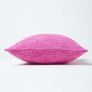 Nirvana Cotton Pink Cushion Cover, 60 x 60 cm