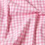 Cotton Gingham Check Pink Throw