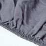 Dark Grey Linen Fitted Sheet