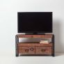 Reclaimed Wood TV Stand Industrial Furniture Range