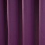 Aubergine Herringbone Chevron Blackout Curtains Eyelet Style, 46x72"