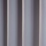 Grey Herringbone Chevron Blackout Curtains Pair Eyelet Style, 46x90"