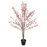 Artificial Blossom Tree with Pink Silk Flowers - 5 Feet