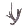 Deer Antler Cast Iron Coat Hook, 8 Hooks