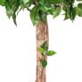 Green 4ft Ficus Topiary Artificial Tree with Pot, 125 cm