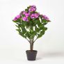 Lilac Hydrangea Artificial Plant with Pot, 85 cm
