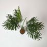 Green Mini Palm Tree Artificial Plant with Pot, 70 cm