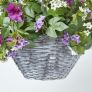 Purple & White Petunia Hanging Basket, 58 cm