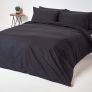 Black Egyptian Cotton Fitted Sheet 200 TC