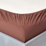 Chocolate Egyptian Cotton Fitted Sheet 200 TC