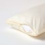 Cream European Size Egyptian Cotton Pillowcase 200 TC