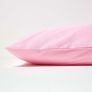 Pink European Size Egyptian Cotton Pillowcase 200 TC