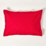 Red Egyptian Cotton Oxford Pillowcase 200 TC 