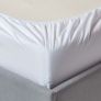 White Deep Fitted Sheet Egyptian Cotton 1000 TC