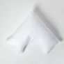 White Egyptian Cotton V Shaped Pillowcase 200 TC 