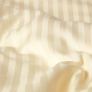 Pastel Yellow Egyptian Cotton Stripe Duvet Cover and Pillowcases 330 TC