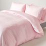 Pink Egyptian Cotton Satin Stripe Fitted Sheet 330 Thread count