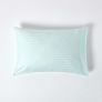 Blue Egyptian Cotton Satin Stripe Housewife Pillowcase 330 TC