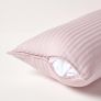 Pink European Size Egyptian Cotton Pillowcase 330 TC