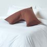 Brown Egyptian Cotton V Shaped Pillowcase 200 TC 