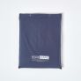 Navy Blue European Size Egyptian Cotton Duvet Cover Set 200 TC, 240 x 220 cm