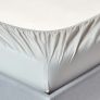 Silver Grey Egyptian Cotton Fitted Sheet 200 TC
