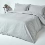 Silver Grey Egyptian Cotton Fitted Sheet 200 TC