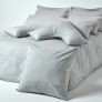 Silver Grey European Size Egyptian Cotton Pillowcase 200 TC
