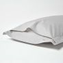 Silver Grey Egyptian Cotton Oxford Pillowcase 200 TC, Standard Size