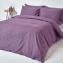 Grape Egyptian Cotton Duvet Cover with Pillowcases 200 Thread Count