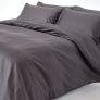 Dark Charcoal Grey Egyptian Cotton Duvet Cover with Pillowcases 1000 TC, King