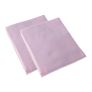 Pink Brushed Cotton Fitted Pram Sheet Pair 100% Cotton, 30 x 73 cm