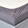 Dark Grey Egyptian Cotton Fitted Sheet 200 TC