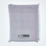 Grey Egyptian Cotton Satin Stripe Flat Sheet 330 TC