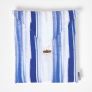 Blue Stripe Digitally Printed Cotton Duvet Cover Set