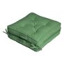Forest Green Cotton Travel Support Booster Cushion