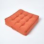 Terracotta Cotton Armchair Booster Cushion