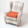 Terracotta Cotton Armchair Booster Cushion