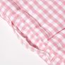 Cotton Gingham Check Pink Floor Cushion