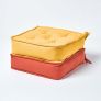 Mustard Cotton Dining Booster Cushion