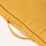 Mustard Yellow Cotton 2 Seater Booster Cushion