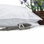 Goose Feather & Down Lavender Pillow with Dried Lavender Insert