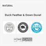 Duck Feather and Down 13.5 Tog Duvet