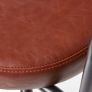 Rochester Leather Bar Stool Brown